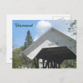 Chamberlin Bridge - Vermont Postkarte (Vorne/Hinten)