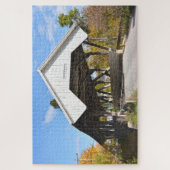 Chamberlin Mill Covered Bridge, Lyndon, Vermont Ji Puzzle (Vertikal)