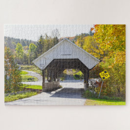 Chamberlin Mill Covered Bridge, Lyndon, Vermont Puzzle