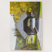 Chamberlin Mill Covered Bridge, Lyndon, Vermont Puzzle (Vertikal)