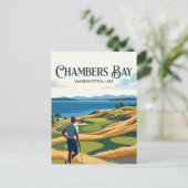 Chambers Bay USA Postkarte (Stehend Vorderseite)
