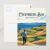 Chambers Bay USA Postkarte (Vorne/Hinten)