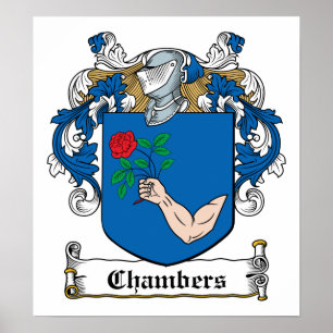 Chambers Familienwappen Poster