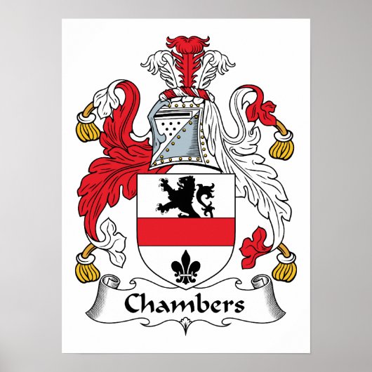 Chambers Familienwappen Poster (Vorne)