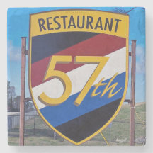 Chamblee, 57. Fighter Restaurant Sign, Georgien