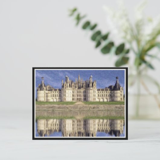 Chambord Castle Postkarte (Stehend Vorderseite)