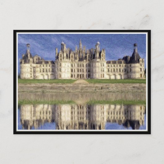 Chambord Castle Postkarte (Vorderseite)