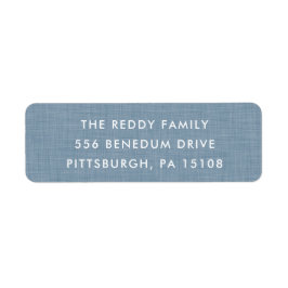 Chambray Blue Babydusche einfache Rücksendeadresse