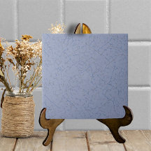 Chambray Blue Crackled Glaze Simple Modern Texture