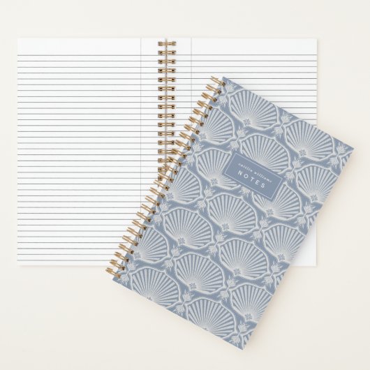 Chambray Blue | Deco Fans Personalized Notizblock (Innen)