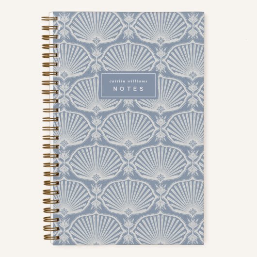 Chambray Blue | Deco Fans Personalized Notizblock (Vorderseite)