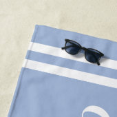 Chambray Blue Girls Weekend Personalisierter Name Strandtuch (Beispiel)