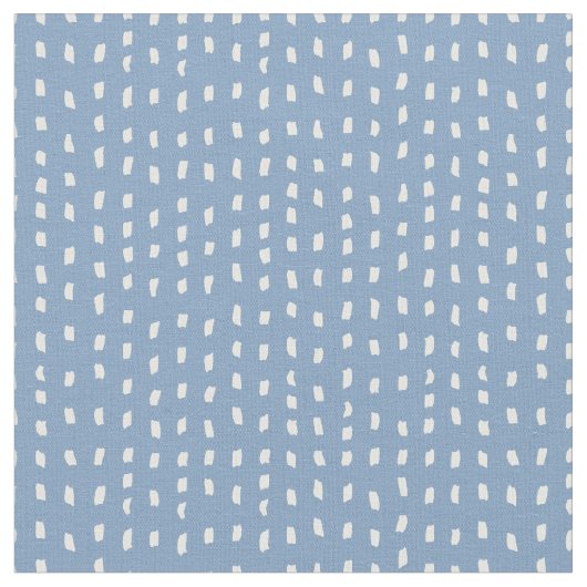 Chambray Blue Rustic Dash Paint Texture Stoff (Nahaufnahme)