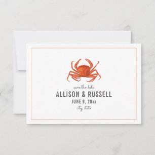 Chambray-Krebs-Rustikale-Hochzeit-Save-the-Date Save The Date