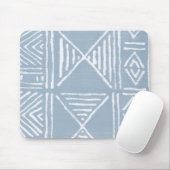 Chambray Mud Cloth Mouse Pad Mousepad (Mit Mouse)