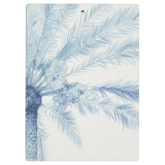 Chambray Palms II Klemmbrett (Rückseite)