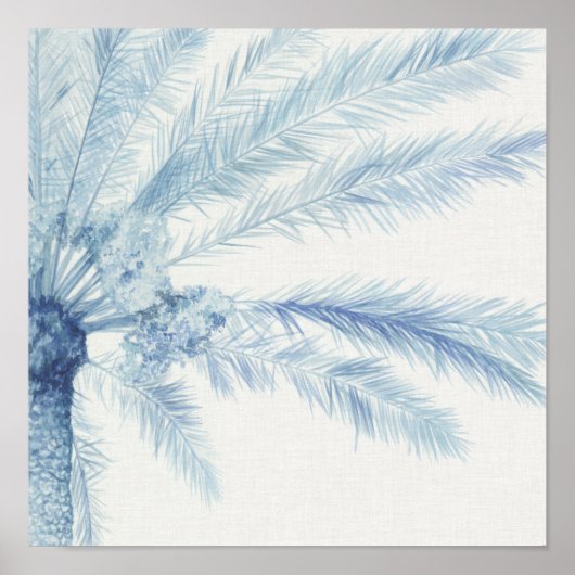 Chambray Palms II Poster (Vorne)