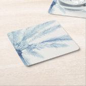 Chambray Palms II Rechteckiger Pappuntersetzer (angewinkelt)