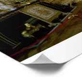 Chambre de la Reine (Queen's Bedroom) (Foto) Poster (Ecke)