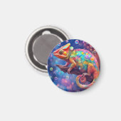 Chameleon 2 Blasen Magnet (Vorderseite/Rückseite)