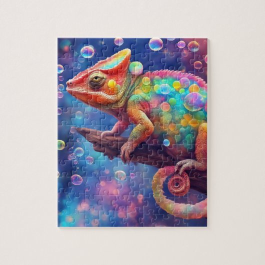 Chameleon 2 Blasen Puzzle (Vertikal)