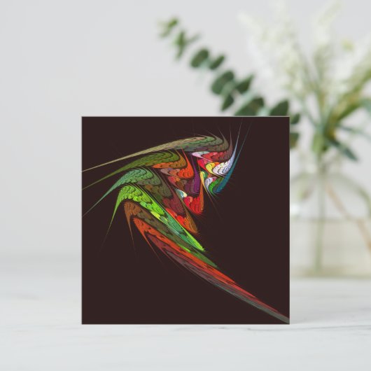 Chameleon Abstrakt Art (Stehend Vorderseite)