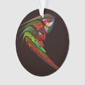 Chameleon Abstrakt Art Acrylic Circle Ornament (Vorderseite)