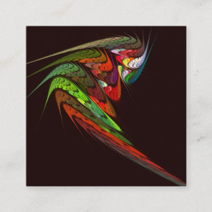 Chameleon Abstrakt Art Begleitkarte