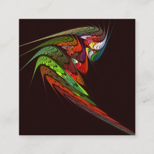 Chameleon Abstrakt Art Begleitkarte (Vorderseite)