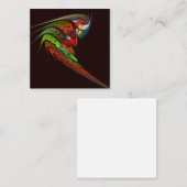 Chameleon Abstrakt Art Begleitkarte (Vorne/Hinten)
