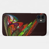 Chameleon Abstrakt Art Case-Mate iPhone Hülle (Rückseite (Horizontal))