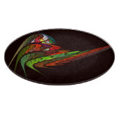 Chameleon Abstrakt Art Circle Schneidebrett (Ecke)