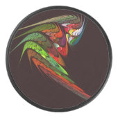 Chameleon Abstrakt Art Eishockey Puck (Vorderseite)