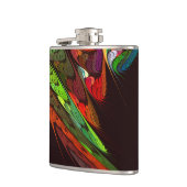Chameleon Abstrakt Art Flachmann (Links)