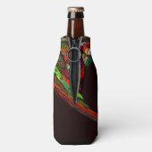Chameleon Abstrakt Art Flaschenkühler (Flasche Rückseite)