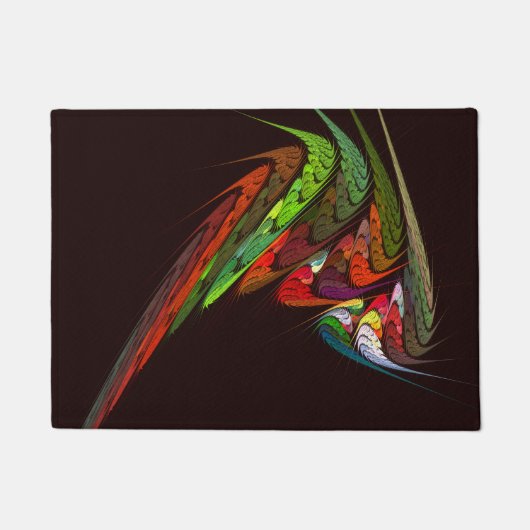 Chameleon Abstrakt Art Fußmatte (Vorderseite)