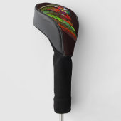 Chameleon Abstrakt Art Golf Headcover (angewinkelt)