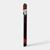 Chameleon Abstrakt Art iPhone 15 Hülle (Linke Seite)