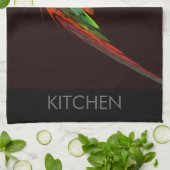 Chameleon Abstrakt Art Kitchtuch Handtuch (Gefaltet)