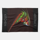 Chameleon Abstrakt Art Kitchtuch Handtuch (Horizontal)