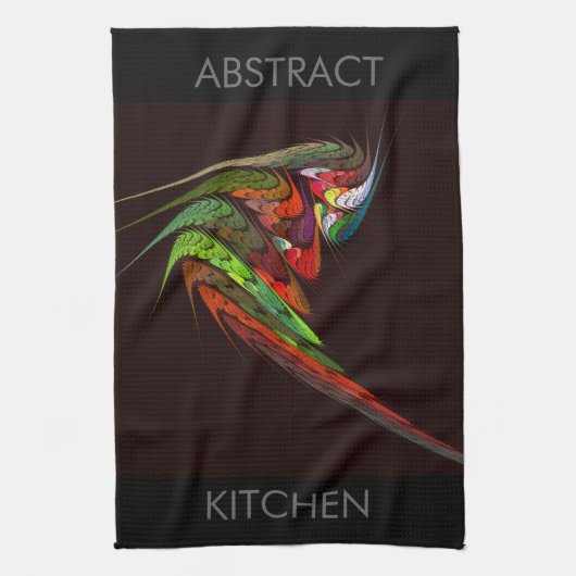 Chameleon Abstrakt Art Kitchtuch Handtuch (Vertikal)