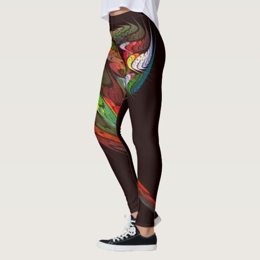 Chameleon Abstrakt Art Leggings (Links)