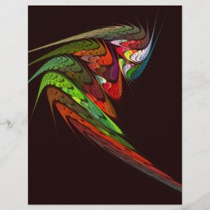 Chameleon Abstrakt Art Letterhead