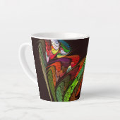 Chameleon Abstrakt Art Milchtasse (Linke Ecke)
