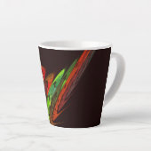 Chameleon Abstrakt Art Milchtasse (Rechte Ecke)