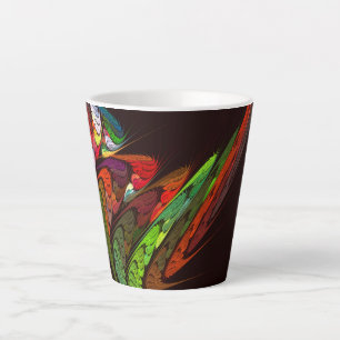Chameleon Abstrakt Art Milchtasse