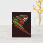 Chameleon Abstrakt Art Note Card Karte (Gelbe Blume)