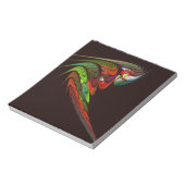 Chameleon Abstrakt Art Notepad Notizblock (Rotiert)