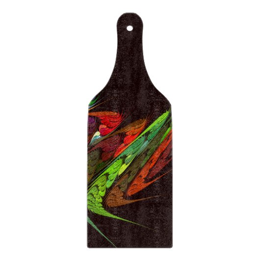 Chameleon Abstrakt Art Paddle Schneidebrett (Vorderseite)