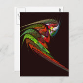 Chameleon Abstrakt Art Postkarte (Vorne/Hinten)